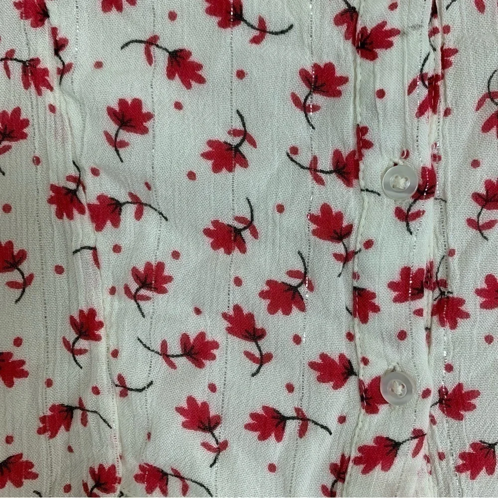 Peek Dress Girl’s Size 8 Leaves Metallic Threads boho Long Sleeve
